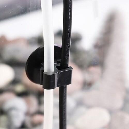 1PC Aquarium Suction Cup Clip Fish Tank Partition Plate Suction Cup Clamp Separation Black Cord Buckle Aquarium Tank Tool