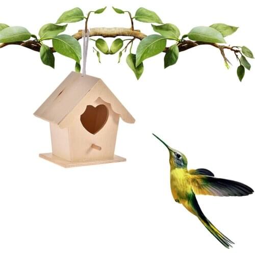 2021 HOT! DIY Bird House Outdoor Hanging Bird Nest Home Decoration Gardening Decoration