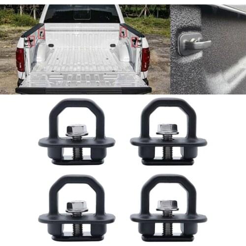 4X Car accessories Tie Down Anchor Truck Bed Side Wall Anchor Pickup GMC Chevy