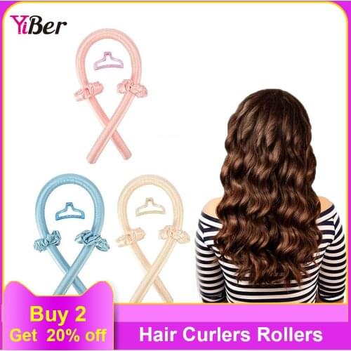 Hair Curlers Rollers Spiral Soft Hair Curler Roller DIY Magic Hair Curler for Overnight Curler Sleeping Hair Styling Tool