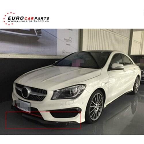 CLA-CLASS W117 CLA250 CLA260 CLA45 sport to A style front lip 2014year -2016year carbon fiber front lip