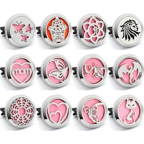 Essential Oil Diffuser Clip Perfumed Pendant Magnetic Mini Perfume Button Ventilation Clip
