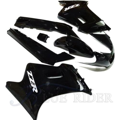 Custom Bodywork Fairings Kit Fit for KAWASAKI ZZR250 1990-2007 ZZR 250 90-07 ABS Plastic Sports Motorcycle Sports Fairing Black
