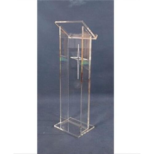 Clear Perspex Podium Acrylic Lectern Acrylic Lectern/ Clear Acrylic Lectern Sand Acrylic Pulpit plexiglass