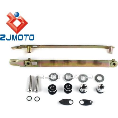 Motorcycle Docking Hardware Kit For Harley Dyna FXDWG 2010-2017 Detachable Sissy Bar Rack Backrest Install Mounting Bolt Screw