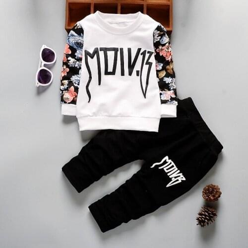 Baby Boys Girls Clothing Set High Qulity Cotton Kids Toddler Clothes Sport Suit For Boy Infant Long Sleeve 1-5Years Spring