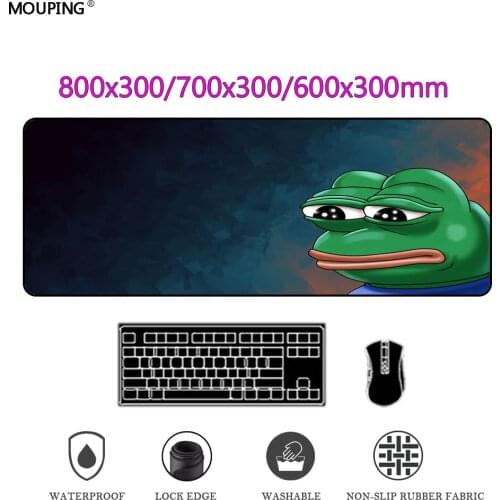 Cute Mouse Pad Green Desk Mat Mousepad Xl Gamer Keyboard Gaming Accessories Carpet Laptop Rug Computer Mat 800x300 DropShipping