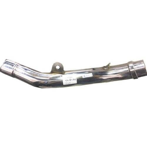 Motorcycle Stainless Steel Middle Pipe Exhaust Muffler Mid Connect Refit For Kawasaki Z800 2015-2016