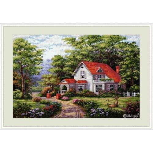 Sterling Manor Counted Cross Stitch 11CT 14CT 18CT Cross Stitch Kits Embroidery Needlework Sets