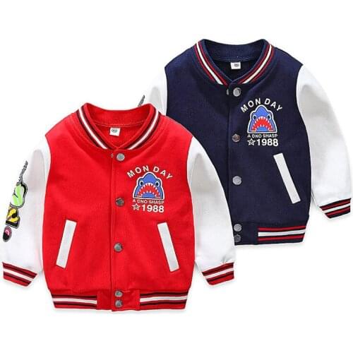 New Brand Kids Clothes Spring Autumn Fashion Cartoon Coat for Baby Boys Childrens Jacket Boys Clothes 2-8Y