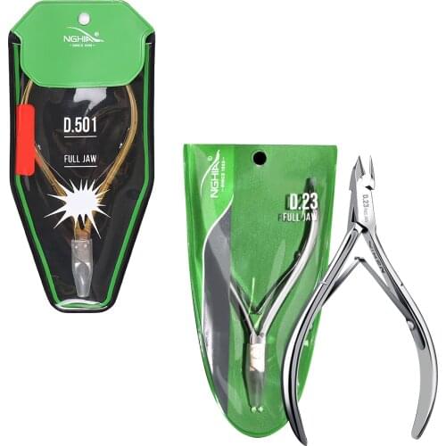 Nail Cuticle Nipper Trimmer Cutter Nghia Stainless Steel Nail Clipper Scissor Exfoliating Tools Professional Nail Accessories