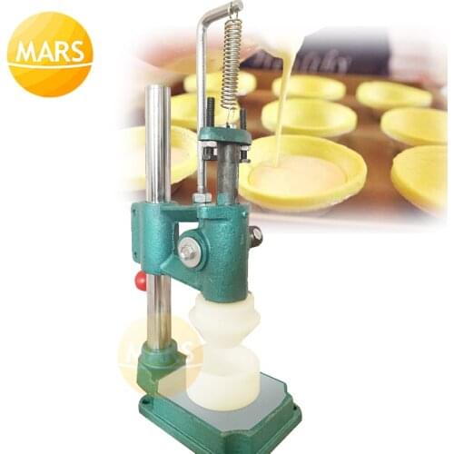 Manual Egg Tart Maker Kitchen Tool Tartlet Shell Molding Pressing Machine Pasta Dough Extruder