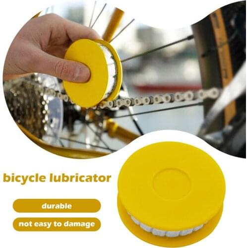 Bicycle Chain Wool Oil Lubricator Bike Chain Oiler Roller Cycling Cleaner Lubricant Bike Chain Repair Tools Bike Accessorie