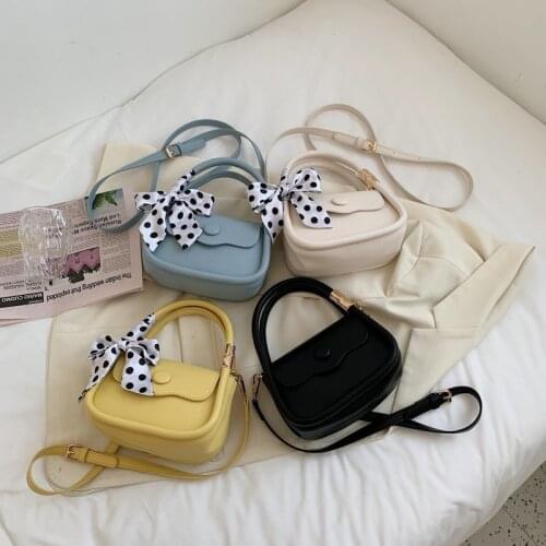 Leather PU Clamshell Crossbody Bag 2021 Luxury Handbag Well Selling Solid Color Fashion Shoulder Bag