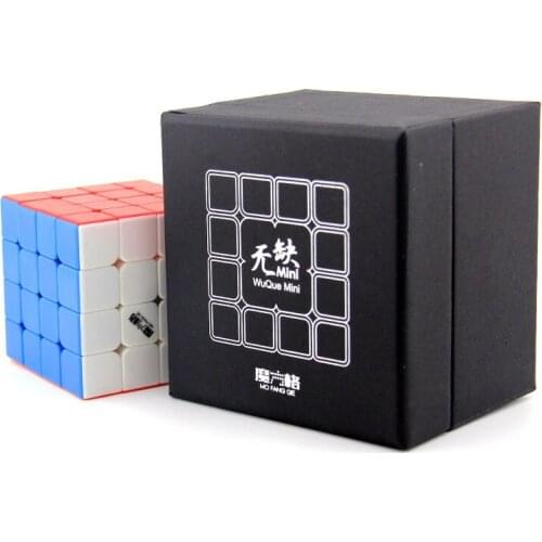 QiYi WuQue Mini 4x4x4 Magic Cube 60x60x60mm Professional Game Speed Game Cubo Magico Smooth Creative Easy Carry Toy Gifts