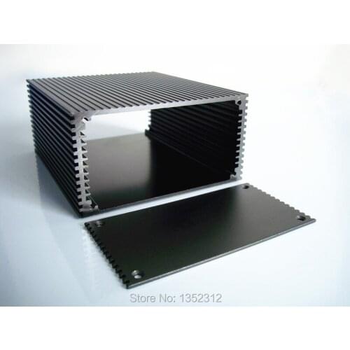 112*58*135mm integrated aluminum box for electronic project housing DIY PCB shell power amplifer enclosure cable outlet box