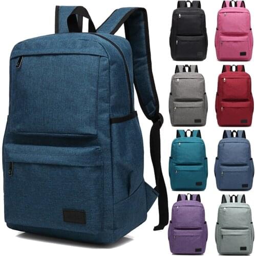 14 15 15.6 Inch Nylon Computer Laptop Notebook Backpack Bags Case School Backpack for Men Women Student