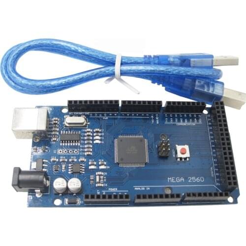 5sets/lot MEGA 2560 R3 !!! ATmega2560 AVR USB board +free USB cable (ATMEGA2560 ) 2560
