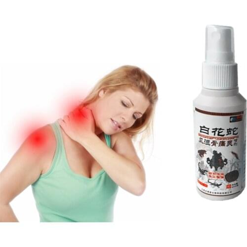 80ml Snake Venom Medical Plaster Chinese Herbal Patch Knee Pain Relief Essential oil Plasters Rheumatism Pain Relieving Spray