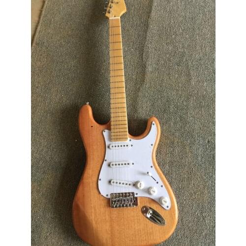 Free delivery / St guitar in log color / customized China Electric Guitar