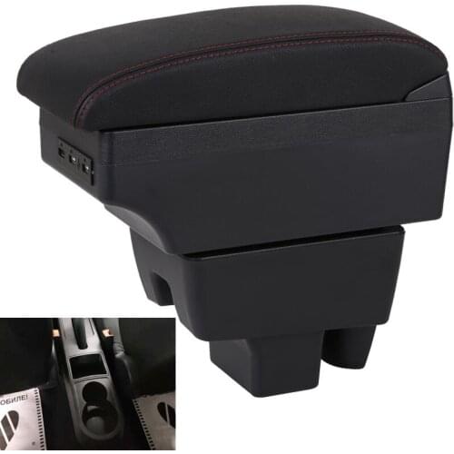 For Skoda Rapid Armrest Box Skoda Rapid 1 Universal Car Central Armrest Storage Box modification accessories