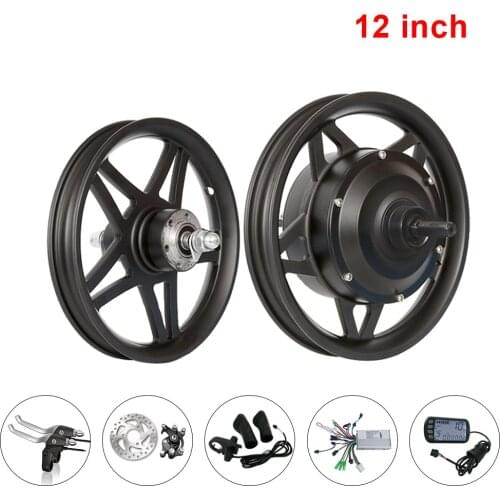 12 inch Motor Wheel Kit Bicicleta Electrica Hub Motor 36V48V250W Electric Bicycle Motor Drive Wheel Ebike Motor High Speed