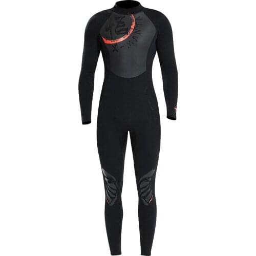 Wetsuit Men Full 3mm Surfing Suit Long Sleeve Swimwear for Scuba, Snorkeling, Paddle Boarding, Kayaking