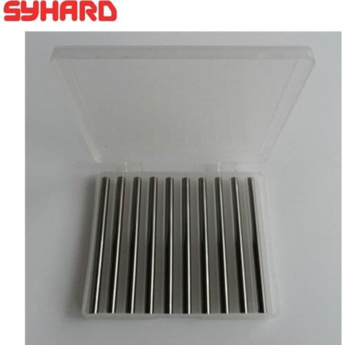 Hgih quality HRA91.5 degree tungsten steel rod bar dia1.0-20mm length 100mm 2pcs/lots