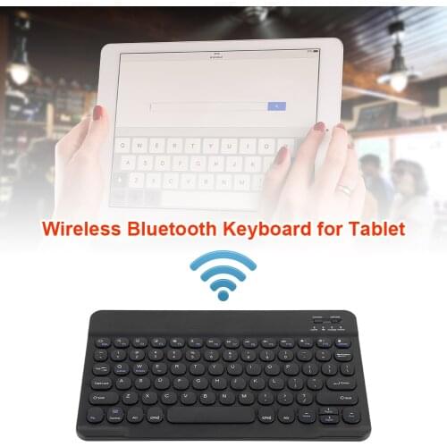 Keyboard Tablet Laptop Smartphone Wireless Bluetooth-compatible Multi Device Keyboard Round Keycaps for iOS Android PC