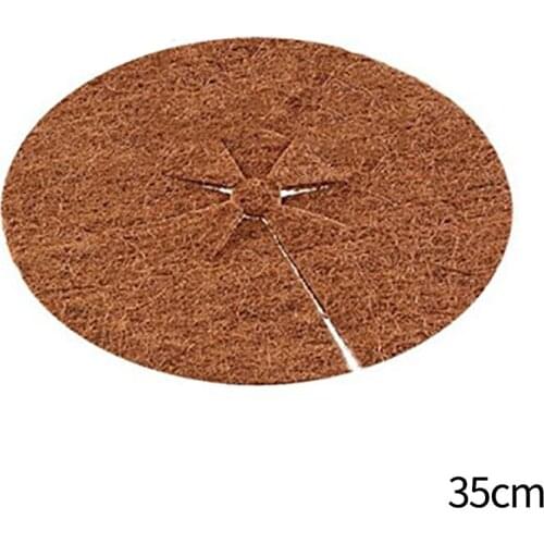 Flowerpot Blocking Mat 35/40CM Flowerpot Mat Coconut Palm Carpet For Wall Hanging Baskets Garden Supplies