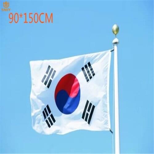 2020 Best-selling Home/Festival/Bar Decoration South Korea Republic 3x5ft Polyester National Flag Collection