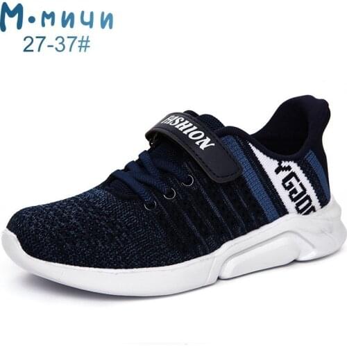 MMnun 3=2 Sneakers Kids Shoes Boys Running Shoes Breathable Mesh Air Kids Sneakers For Boys 2019 Spring/Autumn Size 27-37 ML355