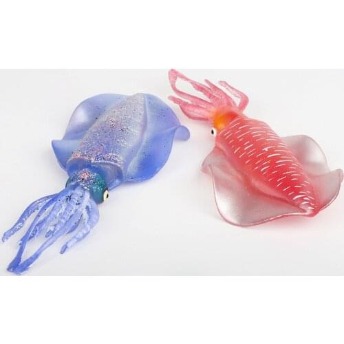One piece cute real life Squid toy plastic Octopus doll gift about 18.5X6.8X2.5cm xf3021