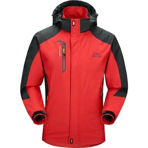 Autumn Outdoor Sports Coats Climbing Trekking Windbreaker Travel Waterproof Jackets Black Camping Hiking Jacket Men