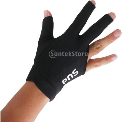 Spandex Pro Player Snooker Billiard Cue Glove Right Hand Three Finger