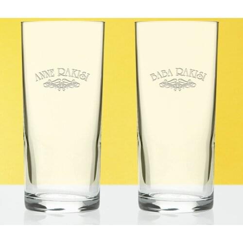 Personalized Dual Mother Rakısı Father Rakısı Arrack Cup Set-1