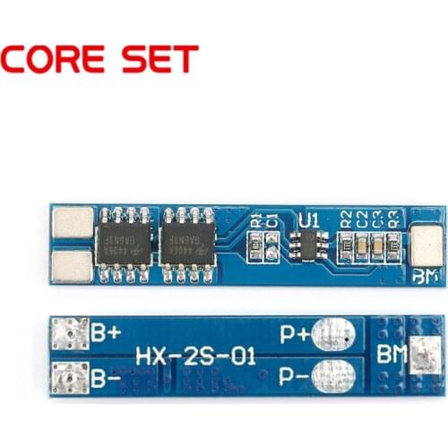 1Pcs 2 S 5A 7.4V/8.4V 18650 Lithium Battery Charger Board Li-ion Battery Charging BMS Over Charge-Discharge Protection Module