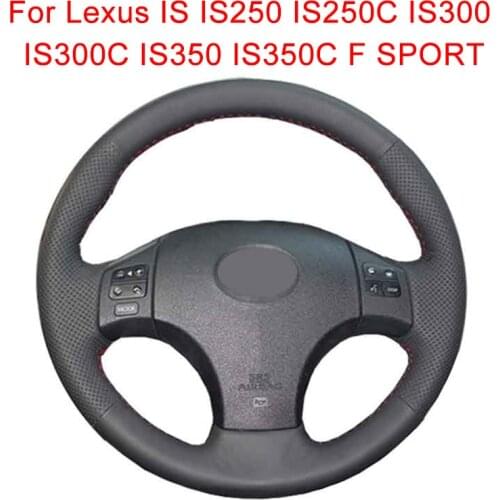 Customize Car Steering Wheel Cover For Lexus IS IS250 IS250C IS300 IS300C IS350 IS350C F SPORT Leather Braid For Steering Wheel