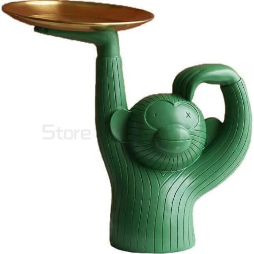 Monkey tray resin crafts small fruit plate storage plate home furnishings creative furnishings