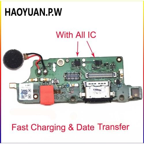 Tested USB Fast Charging PORT Jack Dock Connector Board Microphone Module With IC Vibrater for LeEco Le Pro 3 Pro3 X720 X722