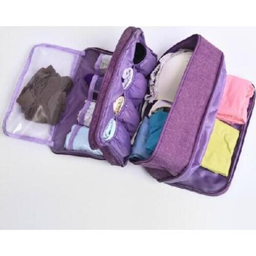 High capacity Travel Storage Bag for Bra Underwear Socks Cosmetics New Wardrobe Closet Clothes organizer Accessories Storage Bag