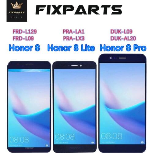 LCD For Huawei Honor8 Pro LCD Display Touch Screen For Huawei Honor 8 Lite LCD 8pro DUK L09 PRA TL10 LA1 LX1 LX3 FRD L09 L19