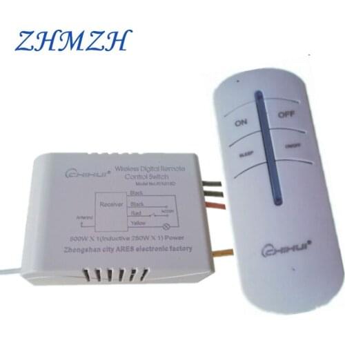 ZHMZH Wireless Digital Remote Control Switch 1 2 3 4Ways Wall Intelligent Anti-interference Remote Transmitter For Ceiling Light