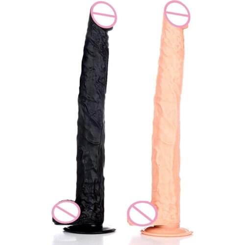 39*4.5cm Super Long Soft Dildo Realistic Penis Artifical Big Dick Sex Toys For Women Adult Masturbator Erotic Large Huge Dildo