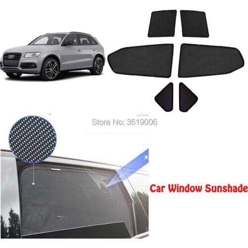 6pcs High-end custom For Audi A3 Sedan 2014-17 card type magnetic car curtain sun shade car window shade