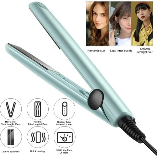 2020 New Mini Straight and Curly Hair Dual Use Hair Curler Little Rate Of Work Energy Saving Portable Hair Curler Hair Crimper