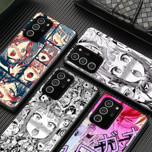 Ahegao manga girl For Samsung A72 A52 A02 S A32 A12 A42 A51 A91 A81 A71 A41 A31 A21 S A11 A01 A03 Core UW Phone Case