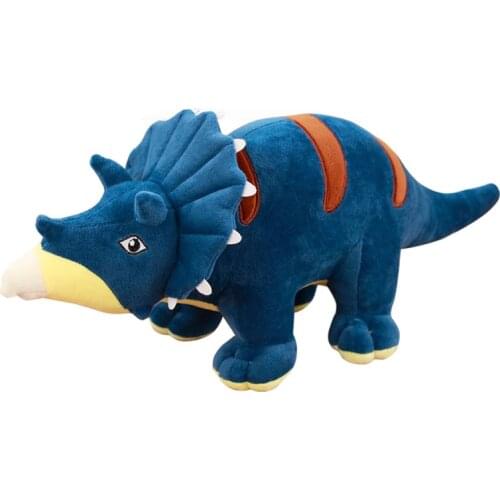 Fancytrader Huge Animals Dinosaur Plush Toys Big Soft Stuffed Pop Anime Triceratops Dragon Doll Kids Gifts 120cm 47inch