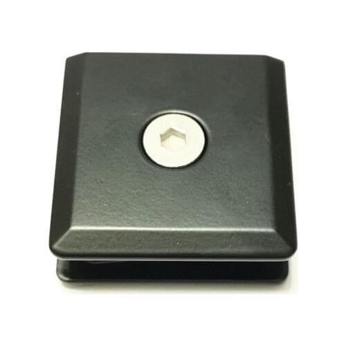 Stainless steel fitting 0 degree hinge small shower room glass door clamp