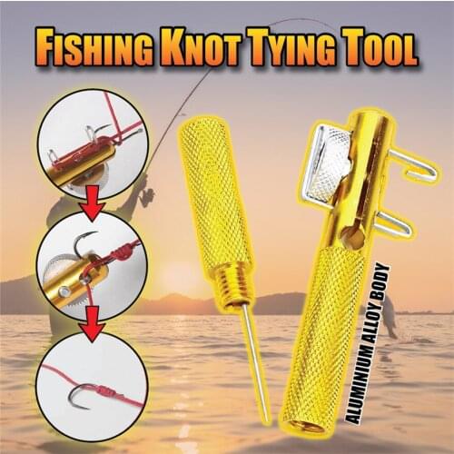 Quick fishing knotting tool, safety knot, split structure, quick and easy, necessary equipment for outdoor fishing